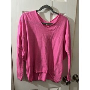 HYPED UNICORN Oversize Sweater‎ Womens Sz S/M Boutique Designer Pink